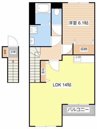 メープルコートの物件間取画像